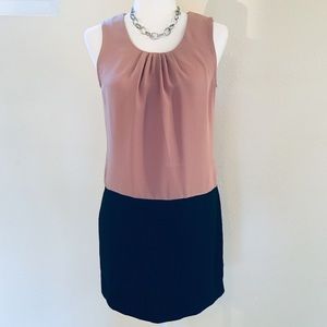 Gap Shift Mini Dress Pink Beige Black